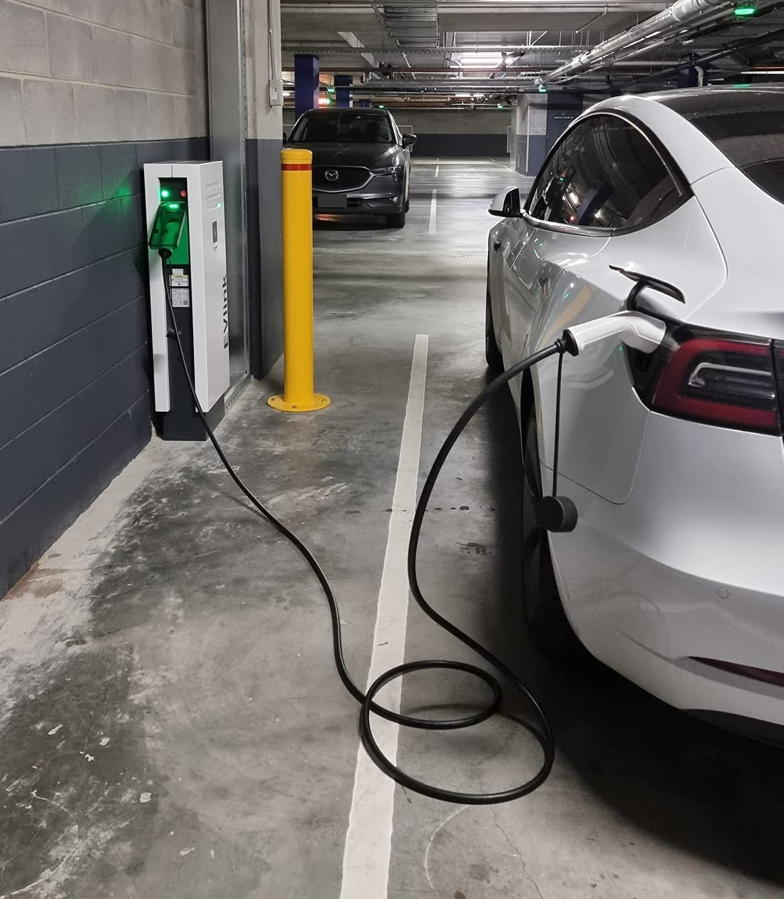 Premium 22Kw 32Amp 3 Phase 480V Type 2 to Type 2 EV Charging Cable 5.4M Ev Portable Charger Black Fit Tesla Model Y Tesla Model 3 Mennekes Tesla Accessories Australia image number 4