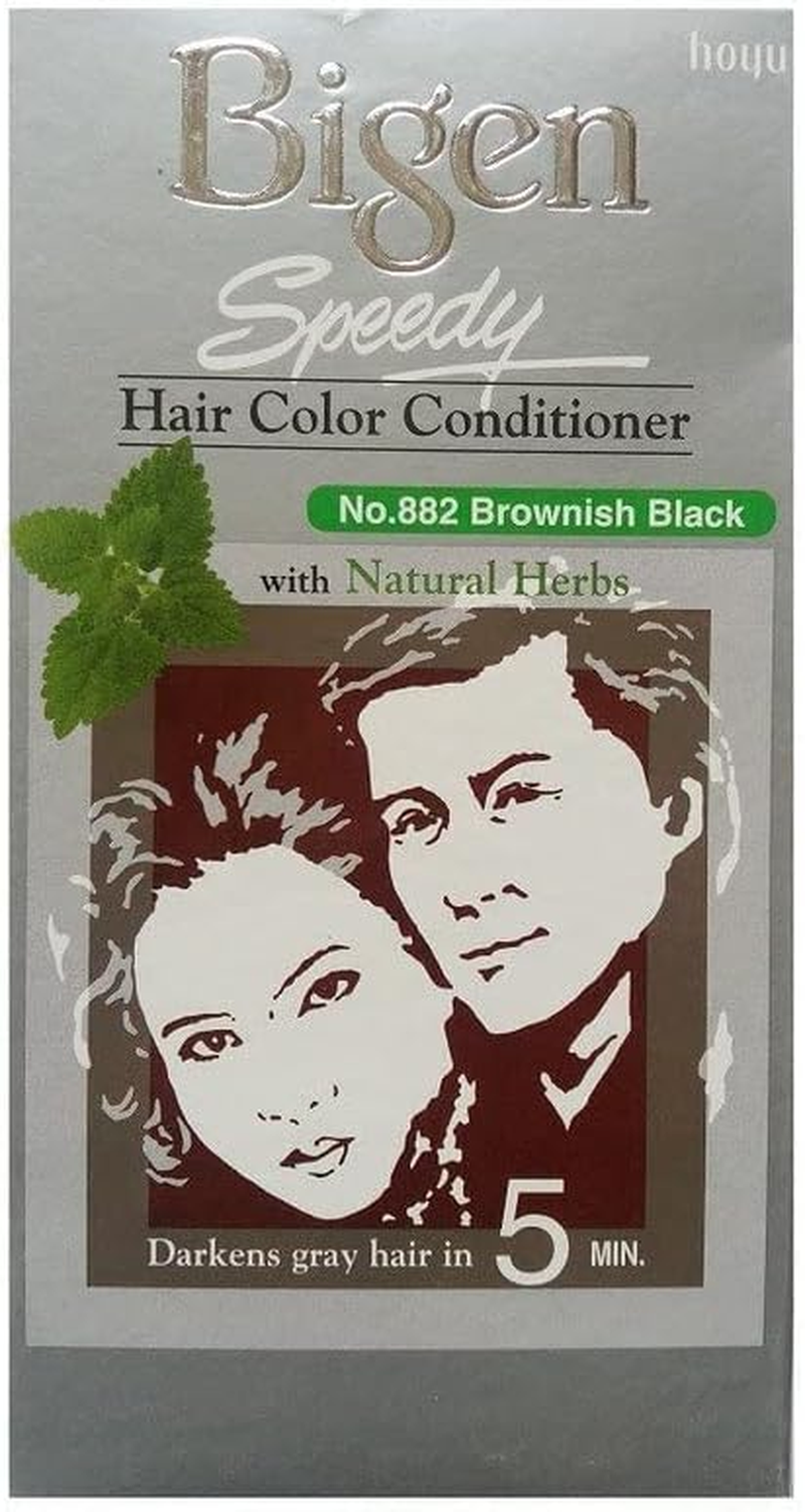 Bigen Speedy Hair Color Brownish Black 882 image number 1