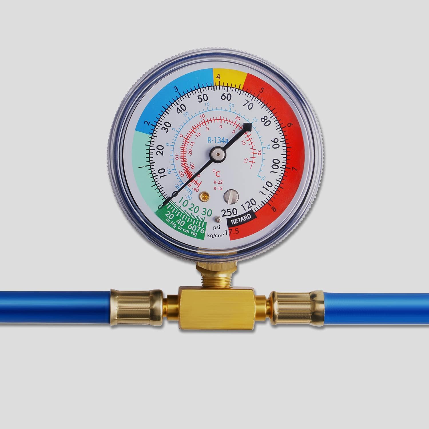 Lichamp A/C R134A Refrigerator Freon Recharge Kit with Bullet Piercing Valve, Piercing and Self-Sealing Can Tap 134A image number 5