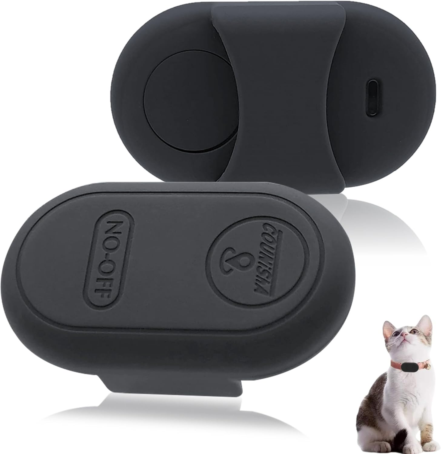 Silicone Holder Compatible for Samsung Galaxy Smarttag2 for Dog Collar,Slim Rubber Cover Pet Accessories,Secure Case for Galaxy Tag2 Tracker for Cat,Kids (2 Pack)