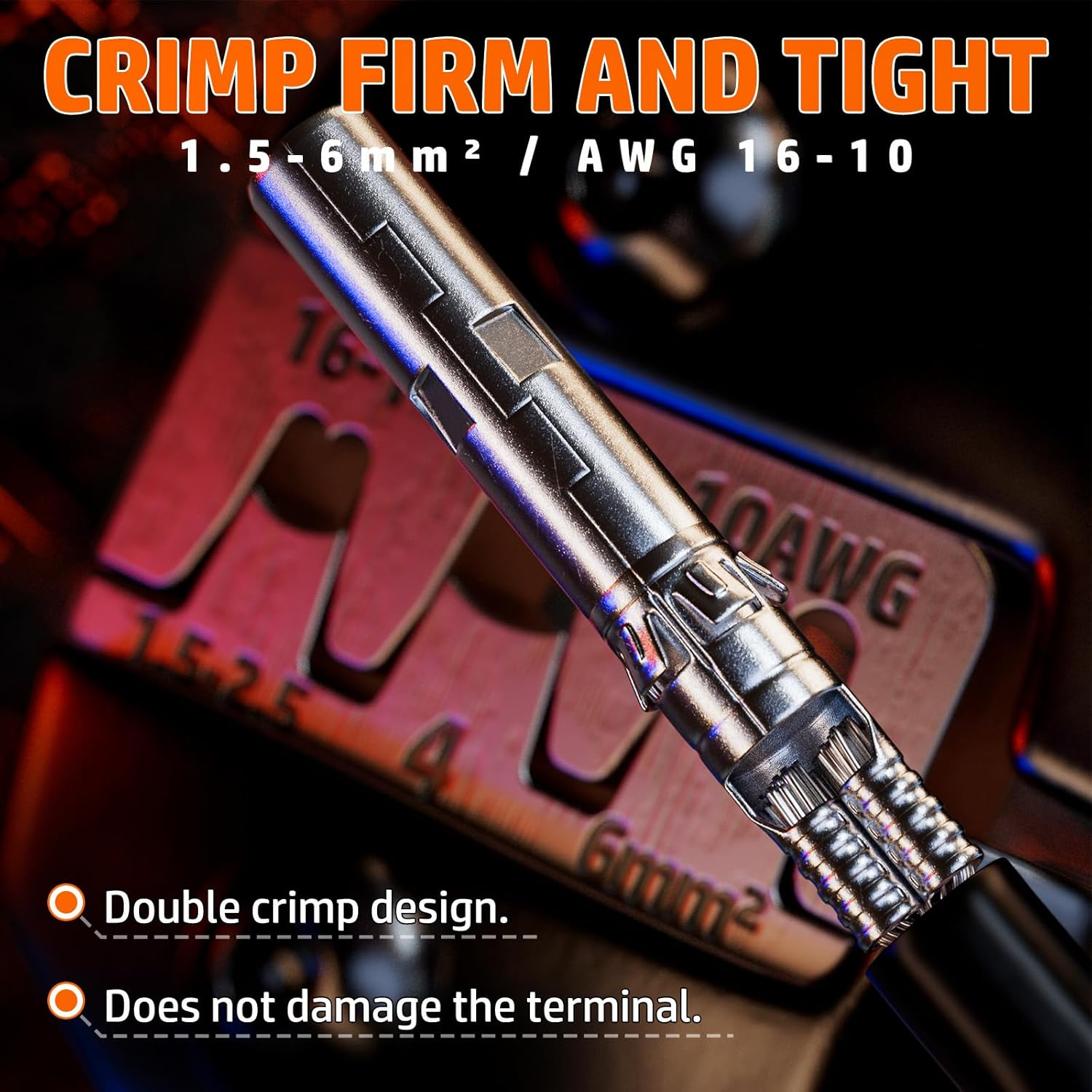 PEBA Solar Crimping Tool Set for 1.5-6.0 Mm&sup2; Solar Panel PV Cable, Incl. Cable Plug, Wire Stripper, Cable Cutter, Wrench for Solar Plug and Top Tool Box image number 5