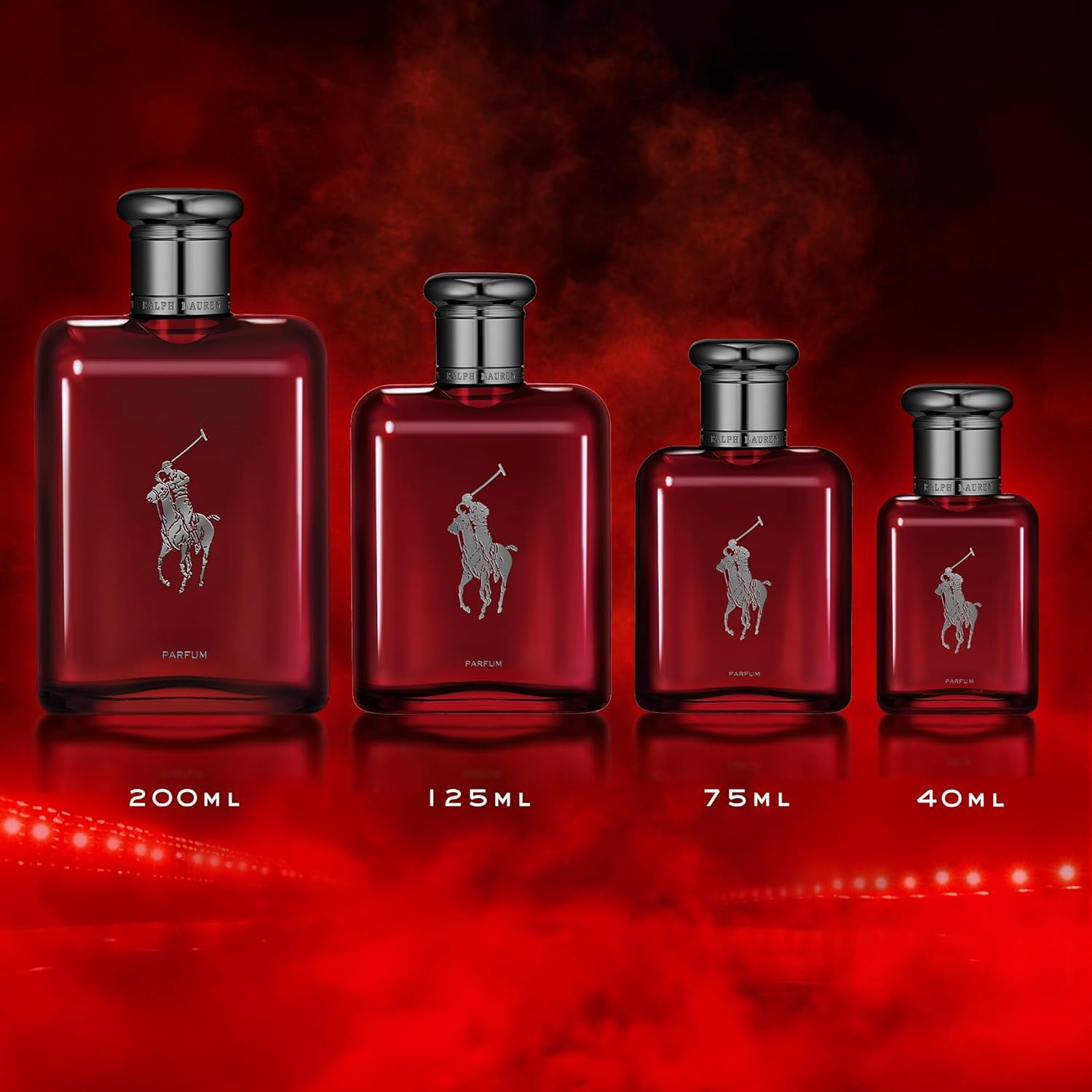 Ralph Lauren Polo Red, Parfum for Men, Intense and Sensual Scent with Citrus Notes, 125ML image number 2