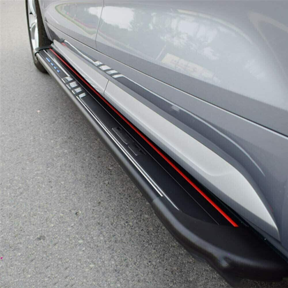 2Pcs Aluminum Running Boards Fixed Nerf Bars Side Steps with Brackets Compatible with Hyundai Tucson 2021-2025 (ZY)