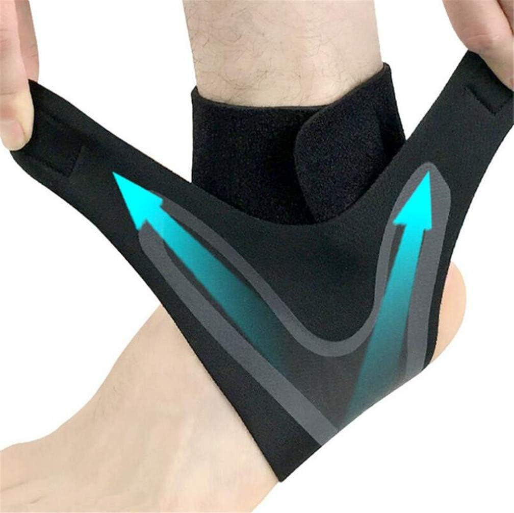 Ankle Support Brace, Adjustable Ankle Strain Protectors Strap, against Sprains Arthritis Compression Wrap Stabilizer, Pain Relief Foot Sleeve for Running Basketball Soccer Sports Injuries Recovery image number 6