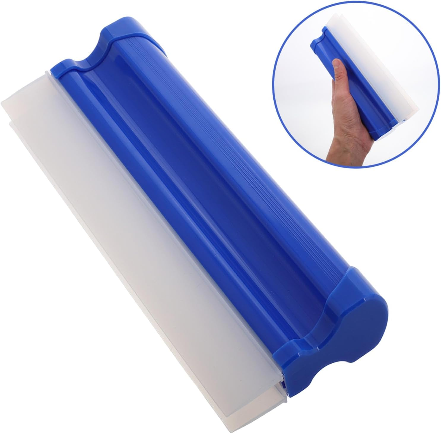 CHILDWEET Car Window Squeegee with Double Row Silicone Blades 20Cm, Non-Scratch Glass Cleaner Tool for Car Side Mirrors and Home Windows, Quick Drying Water Blade for Automotive Exterior Care image number 3