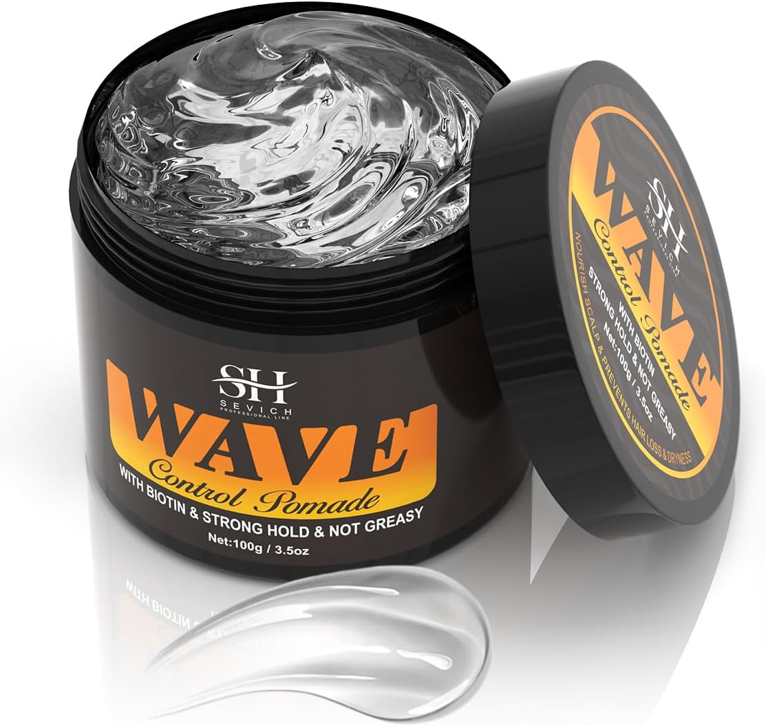 SEVICH Men'S Hair Styling Wax - Matte Powerful Hair Gel,Containing Plant Essence, Persistent Shaping,Fresh and Non Greasy, Easy to Clean, 80G