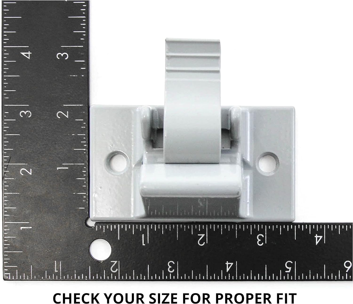 Red Hound Auto Mounting Brackets (2) Compatible with Dometic Sunchaser Lower Awning Arm Bottom Replacement Gray RV Camper Trailer image number 5