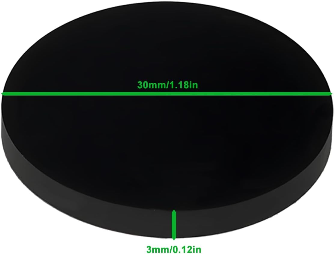 4Pcs 30Mm PDC Stickers Deactivation Parking Sensor Rubber Cover 3Mm Thick image number 2