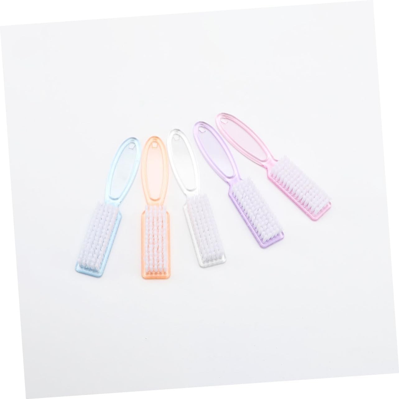 LOLIPPYY 15Pcs Long Handle Nail Brushes Set for Fingernail Cleaning Home Nail Art Tools Easy to Use for Salon and Diy image number 1