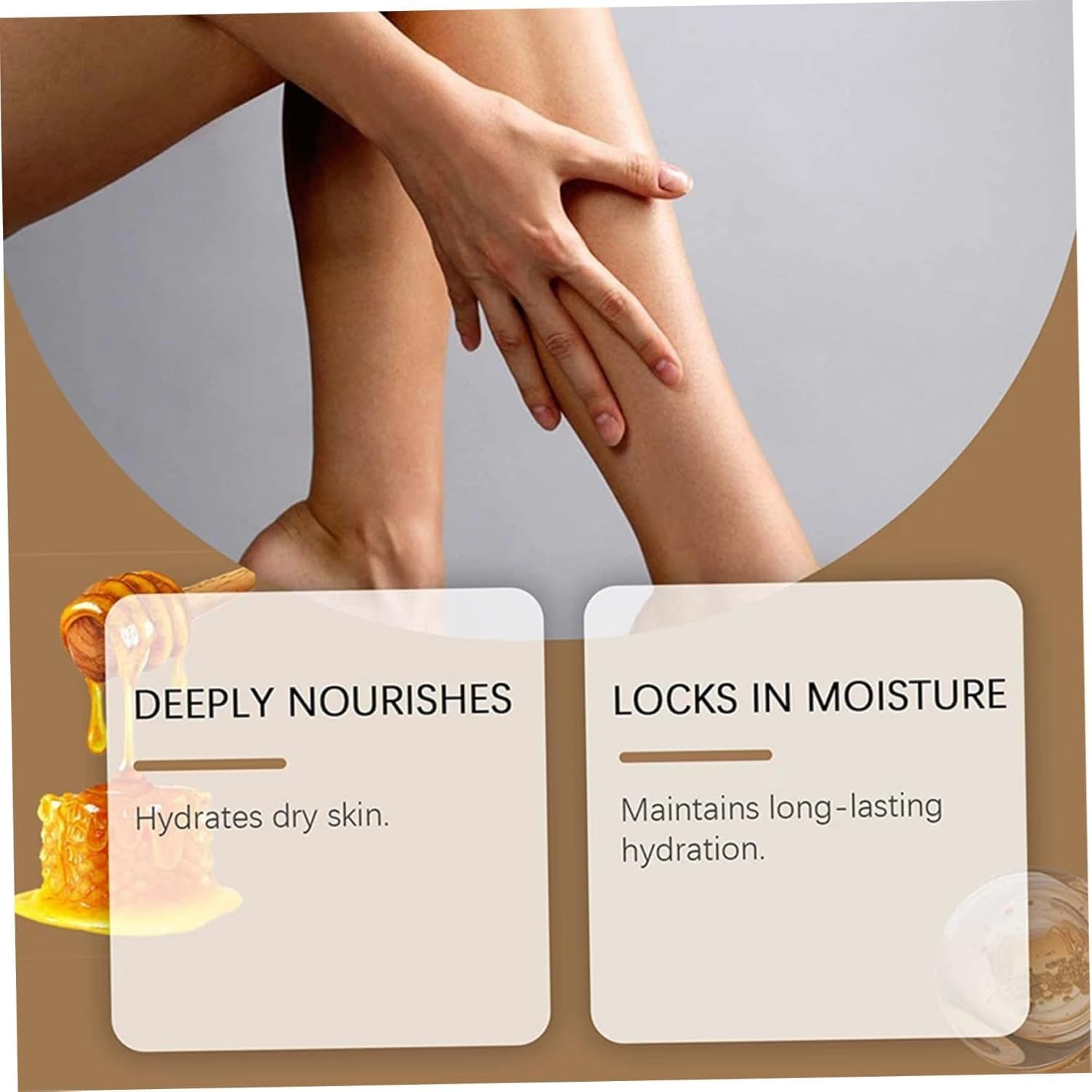 Beef Tallow for Skin - Organic Grass Fed Whipped Moisturizer with Honey Balm, Natural Hydrating Cream for Face & Body, Relief for Dry & Sensitive Skin image number 6