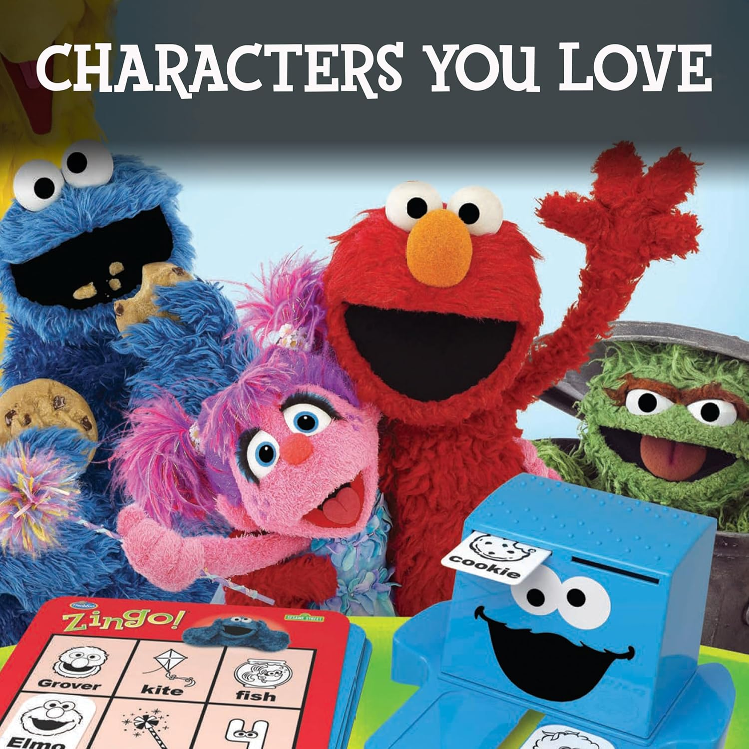 Thinkfun Zingo Bingo Sesame Street Game image number 2