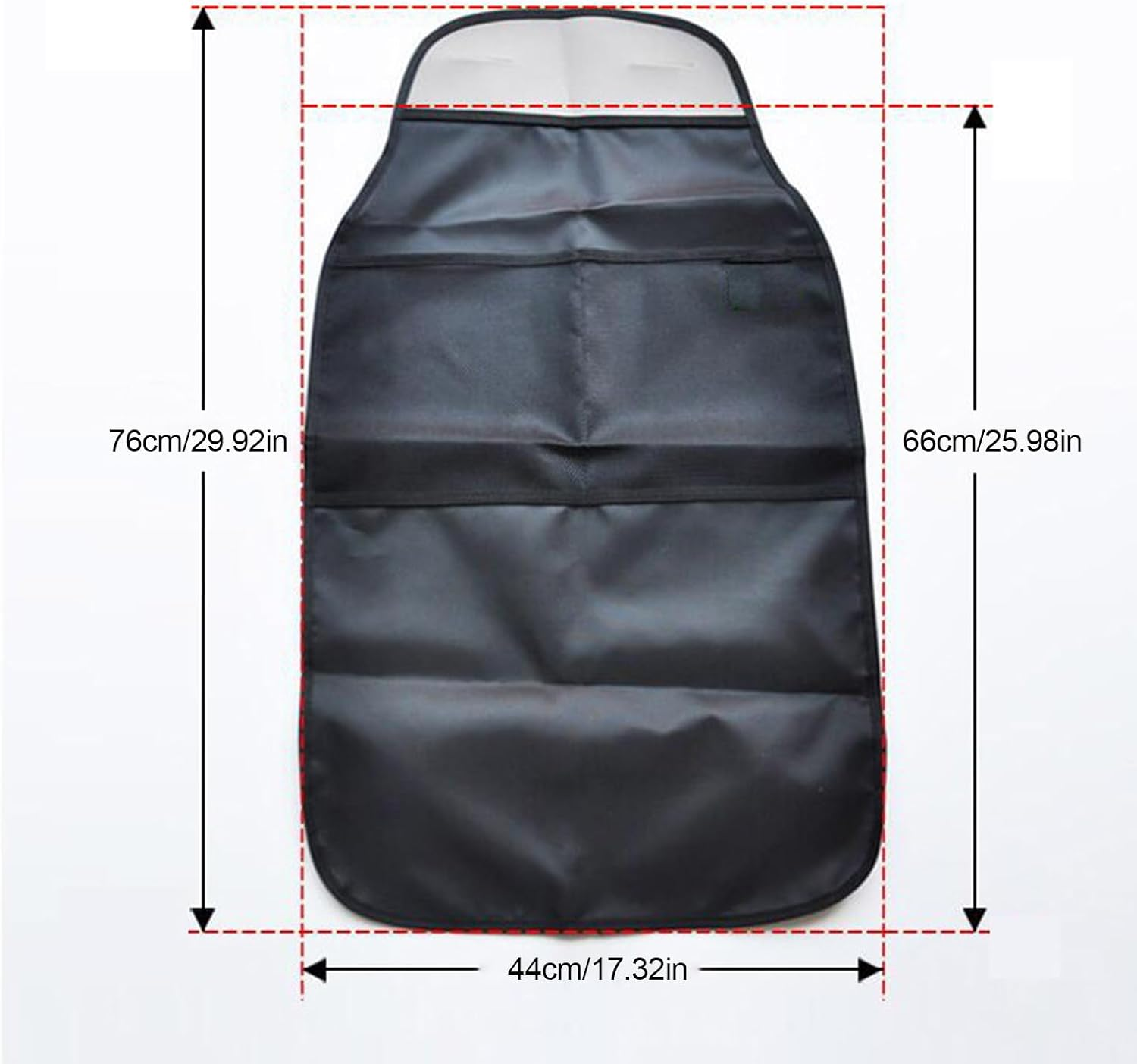 Seat Protectors for Vehicles Back Seat Kids - Adjustable Car Seat Back Protector with Organizer - Kick Mats, Dust Proof Seat Covers for Car Seat, Vehicles Pets, Kids Feet Pochy