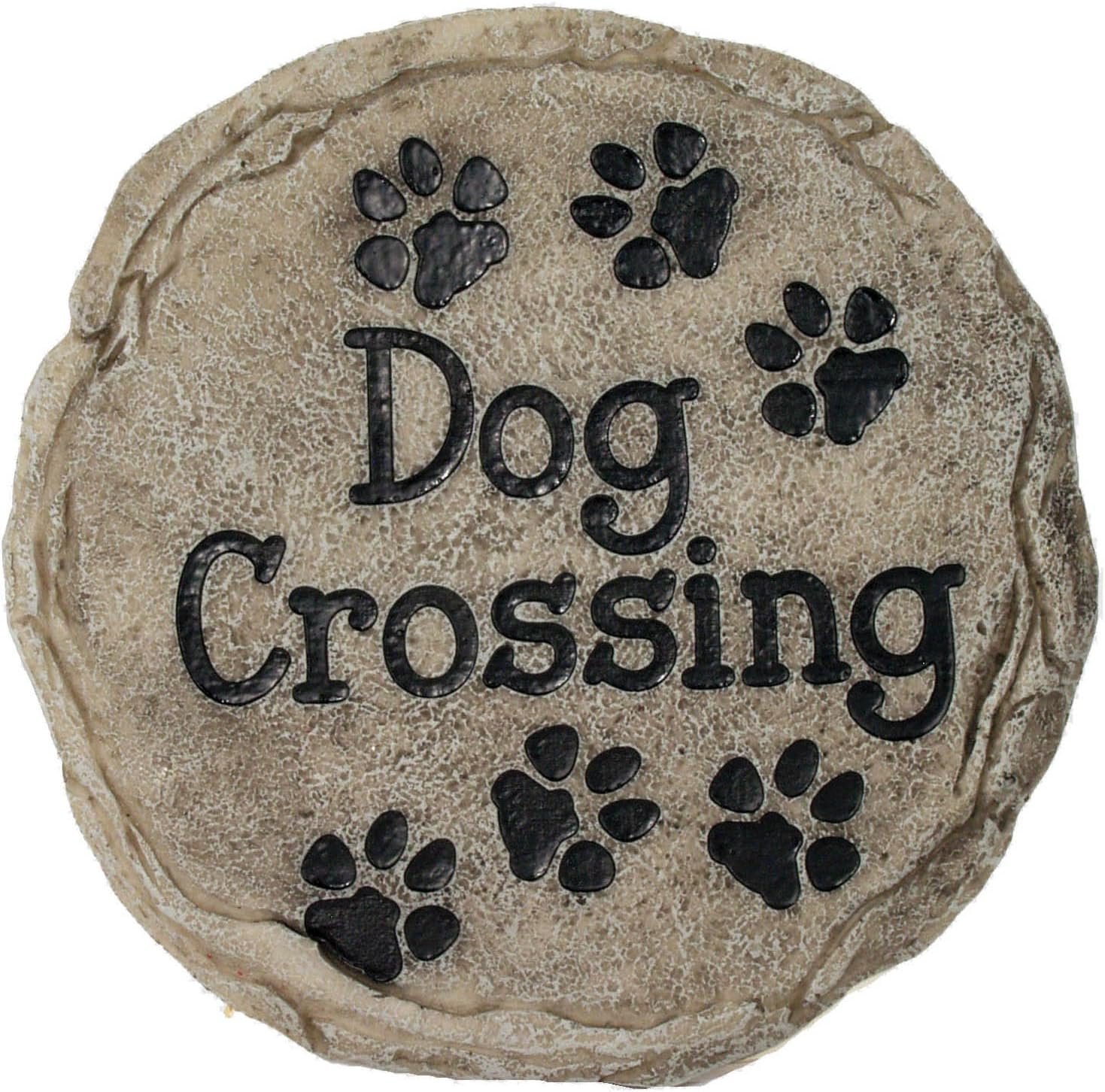 Spoontiques - Garden D&eacute;cor - Dog Crossing Memorial Stepping Stone - Decorative Stone for Garden image number 3