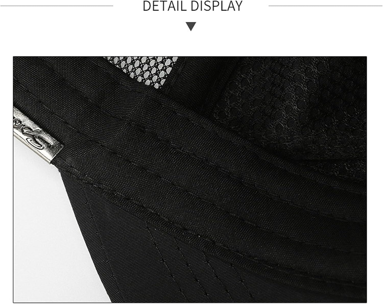 RVOKYE Army Cap for Men, Adjustable Military Style Hat Featuring Mesh Side Panels, Breathable Outdoor Sun Cap with UPF 50+ Sun Protection for Hiking, Camping and Daily Wear