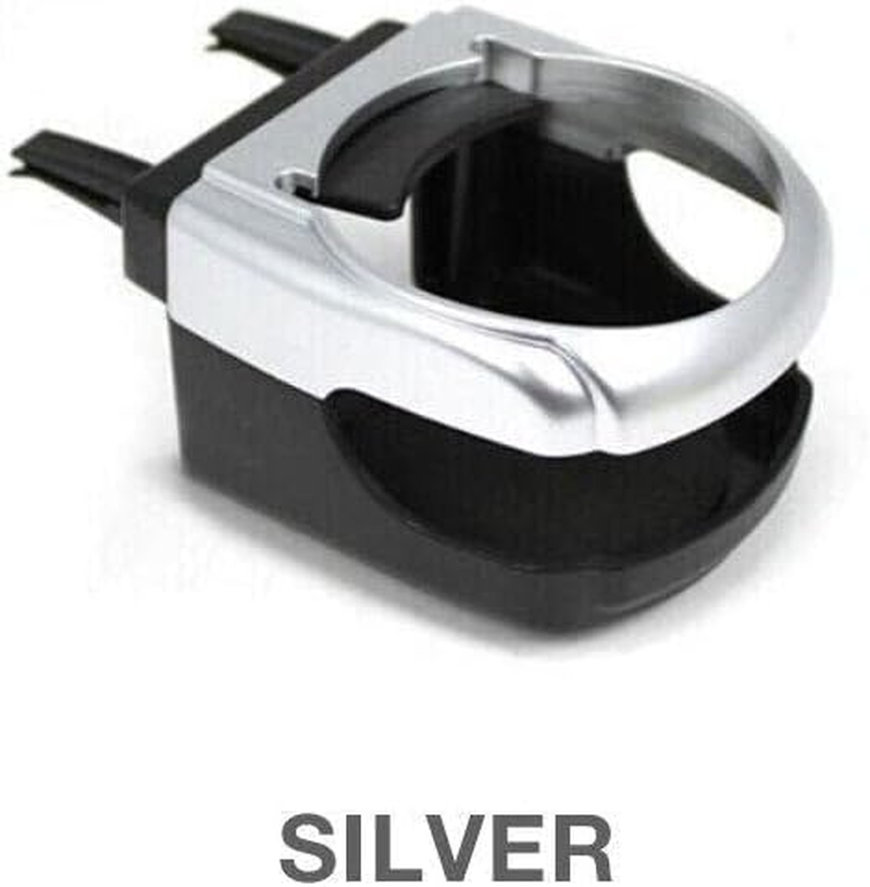 AIMALL Universal Car Cup Holder Mount, Compact ABS Plastic Auto Air Vent Bottle Bracket, 8X8.5X5Cm Silver Drink Tray for Coffee Cans and Beverages image number 3