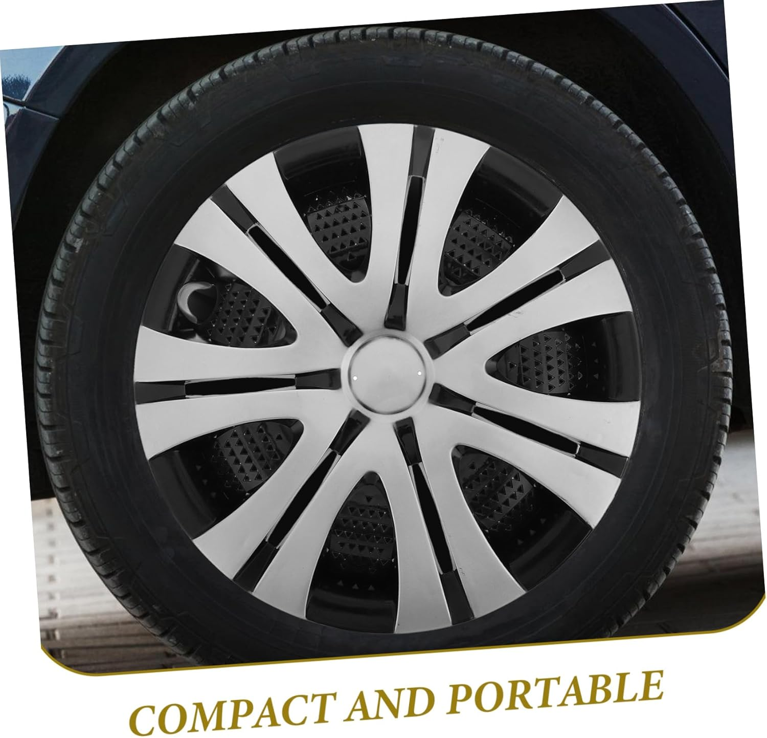 GANAZONO Car Wheel Hub Caps Stylish for Your Wheels Easy Installation Design for Vehicle Decoration and Rim Cover Accessories image number 4