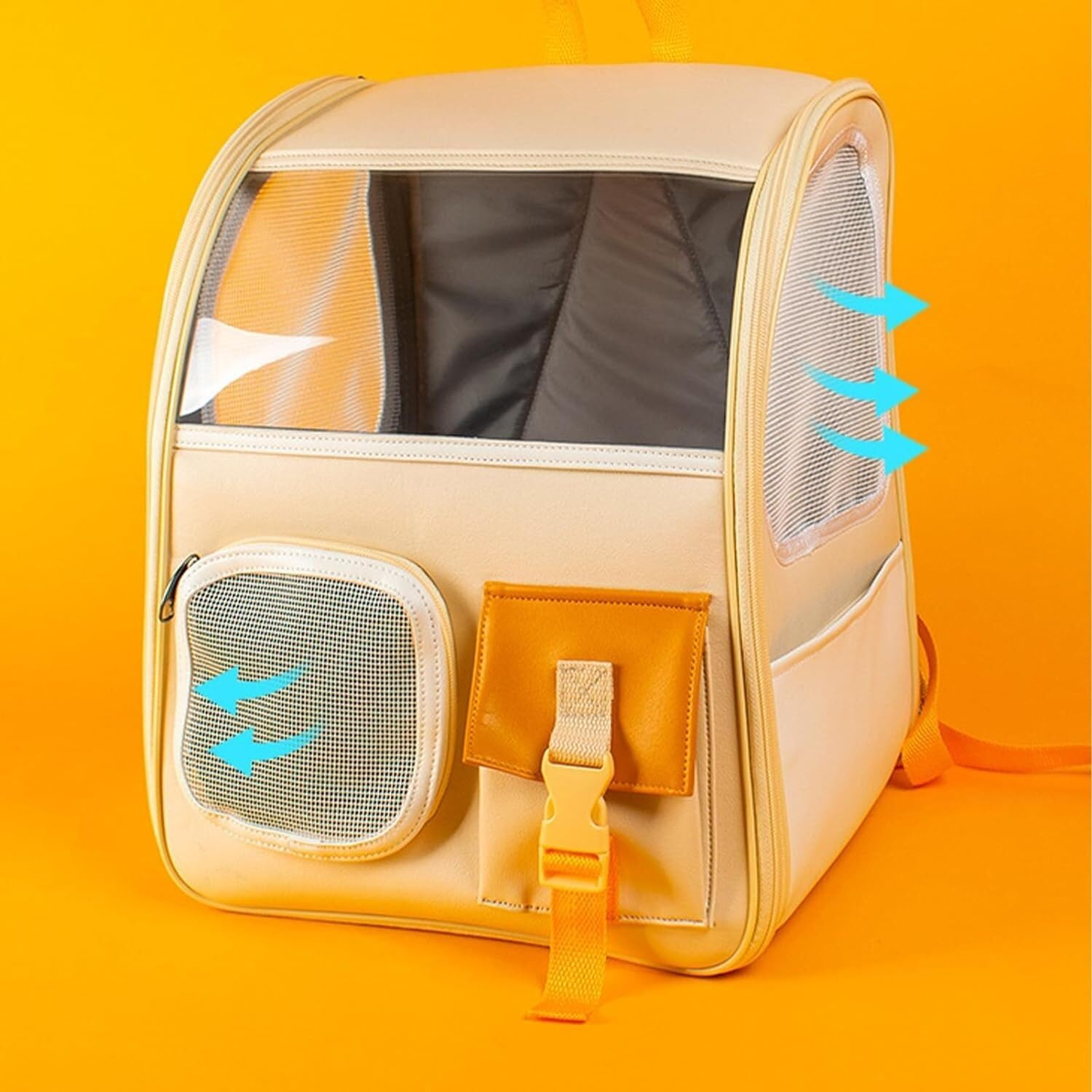 Cat Bag Dog Carrier Pet Carrier Pet Carrier Backpack Transparent Window Cat Travel Bag Multifunction Pet Carrier Bag Cat Carrier Pet Bag Carrier image number 5