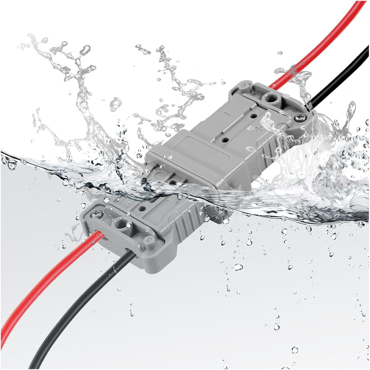 Connector, 50 Amp Plug Connector Double Y Adaptor 6Mm Automotive Cable for Car Battery, Automotive Accessories Battery Cable image number 6