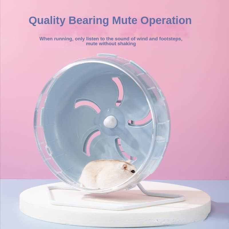 NW 1776 Hamster Running Wheel, Small Animal Running Wheel, Hamster Cage Supplies (Green-L) image number 1