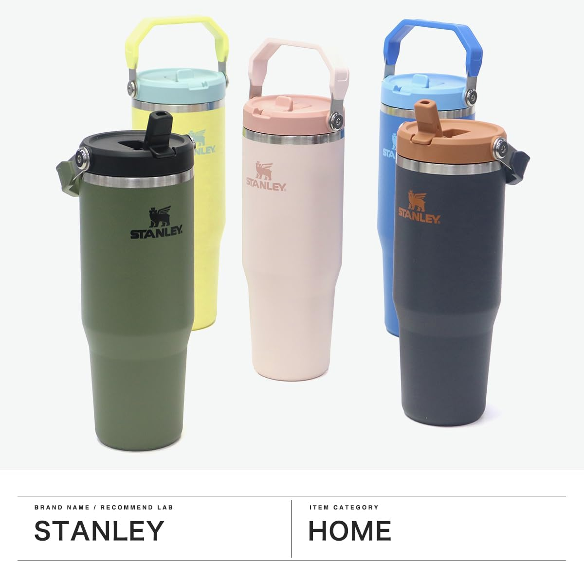 Stanley Ice Flow Flip Straw 2.0 Frost Vacuum Tumbler, 0.88 L Water Bottle, Cold Insulation, Stainless Steel Bottle, Water Bottle, Sports, Outdoor Activities - Azure image number 5