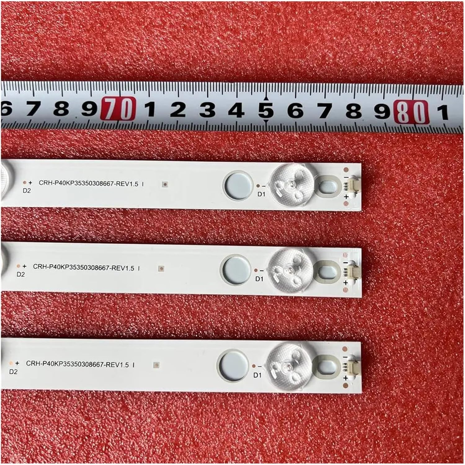 HMCAUCVEJ LED Backlight Bar for TV CRH-P40KP35350308667 LC-40UI7552K 40UG7242K LC-40UG7252K LC-40FG5341KF TV 40/135O 40BJ51 40/138M(Kit 3Pcs for 1 TV)