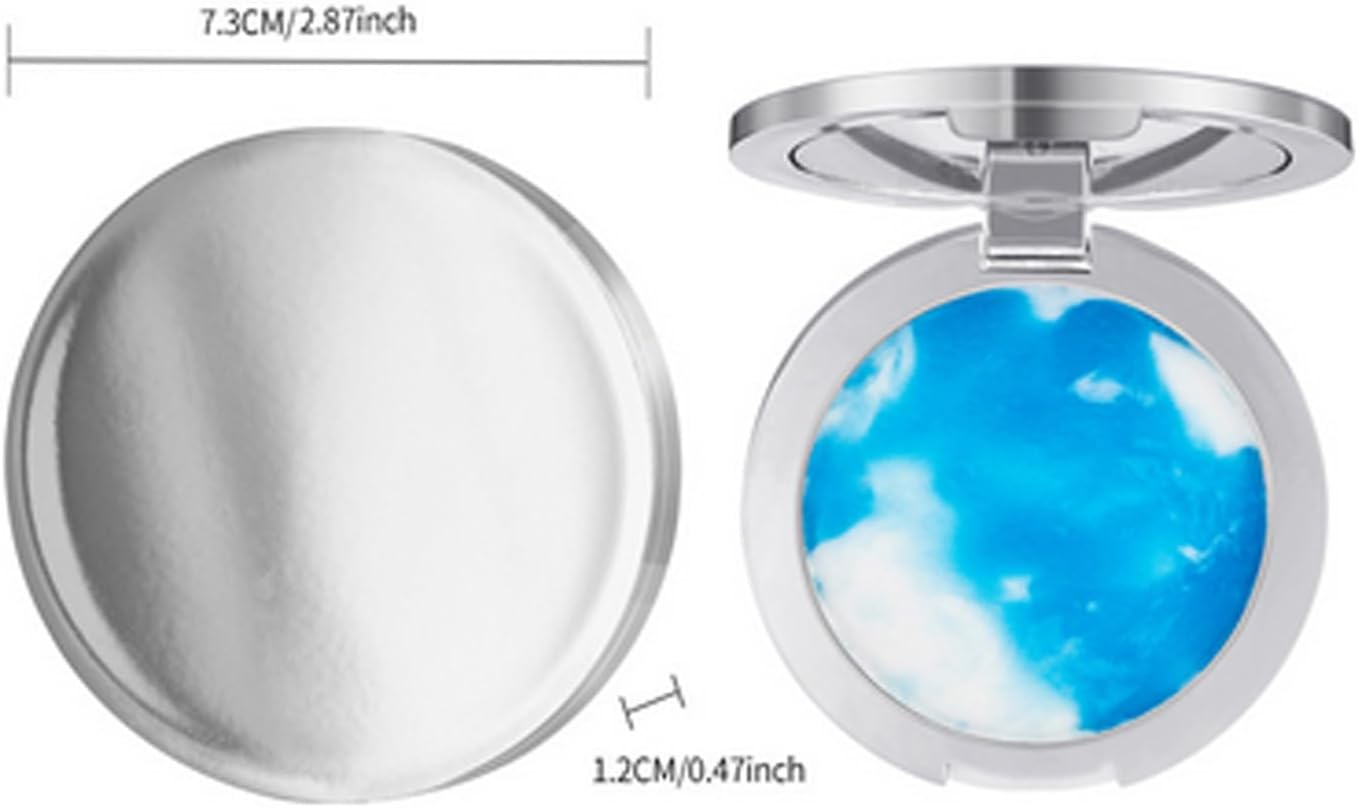 Oil Control Powder for Oily Skin | Full Coverage Matte Finishing Powder,Lightweight Face Powder Compact, Waterproof Setting Powder, Delicate and Skin-Friendly Powder Makeup for Lightweight Finishing E image number 1