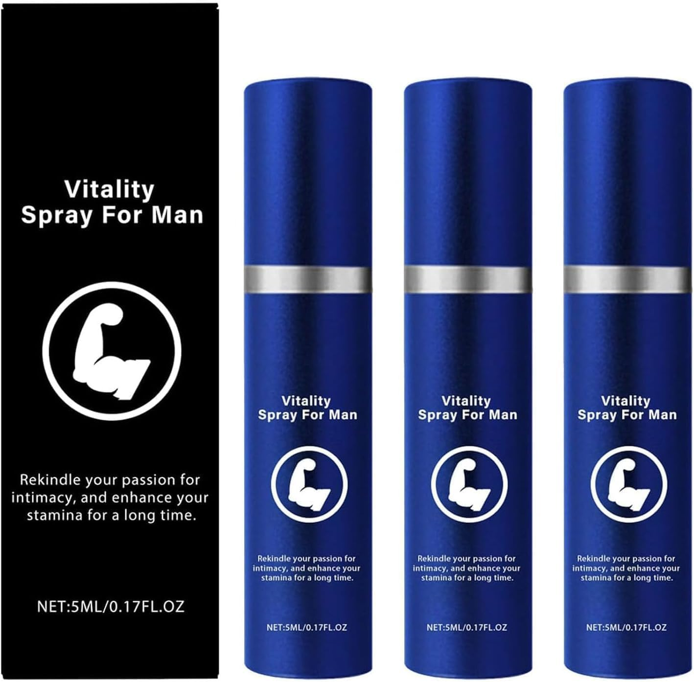 Vital Spray for Men,Maintain Lasting Vitality,Delay Sprays for Mens,Gives Male Charm with Fast-Acting Results