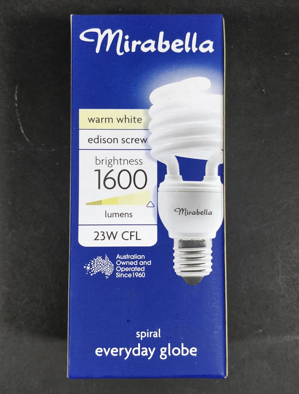 10 X 23W High Output CFL Globes Bulbs Warm White 2700K Screw Cap E27 Compact image number 3