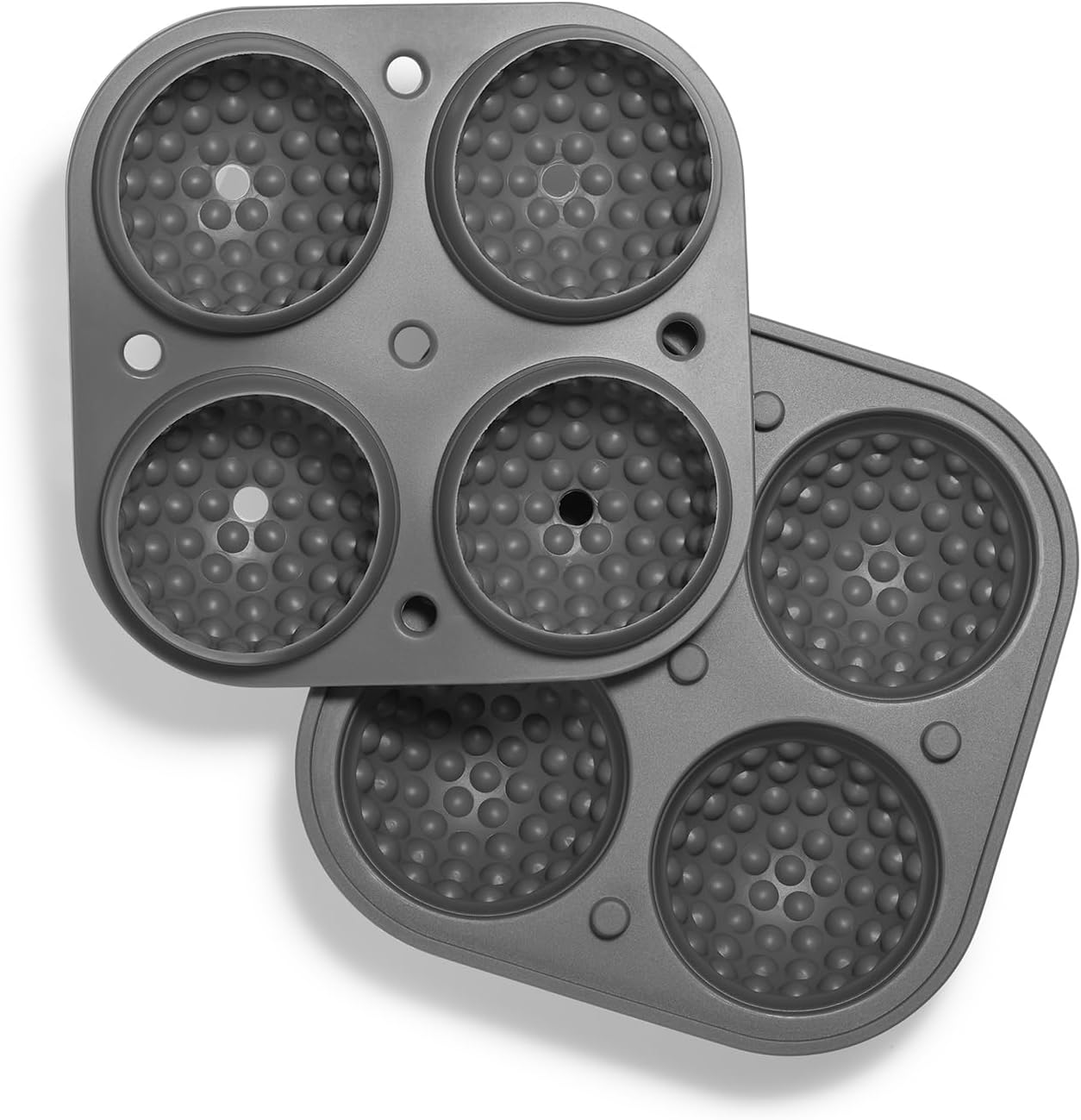 Golf Ice Cube Trays, 2.5" Large Sphere round Golf Ice Cube Mold for Cocktails, Whiskey, Bourbon Chilling, Fun Shapes Silicone Big Circle Ice Cube Trays W/Funnel image number 6