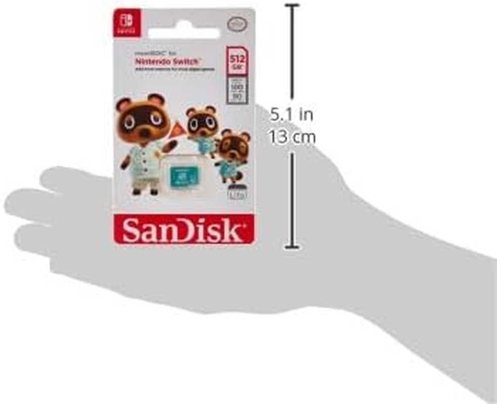 Sandisk and Nintendo Switch Microsd 512GB image number 6
