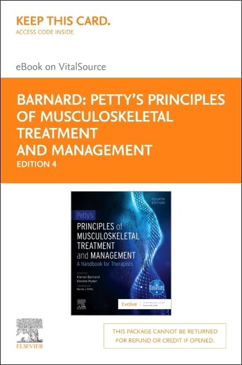 Petty'S Principles of Musculoskeletal Treatment and Management: a Handbook for Therapists