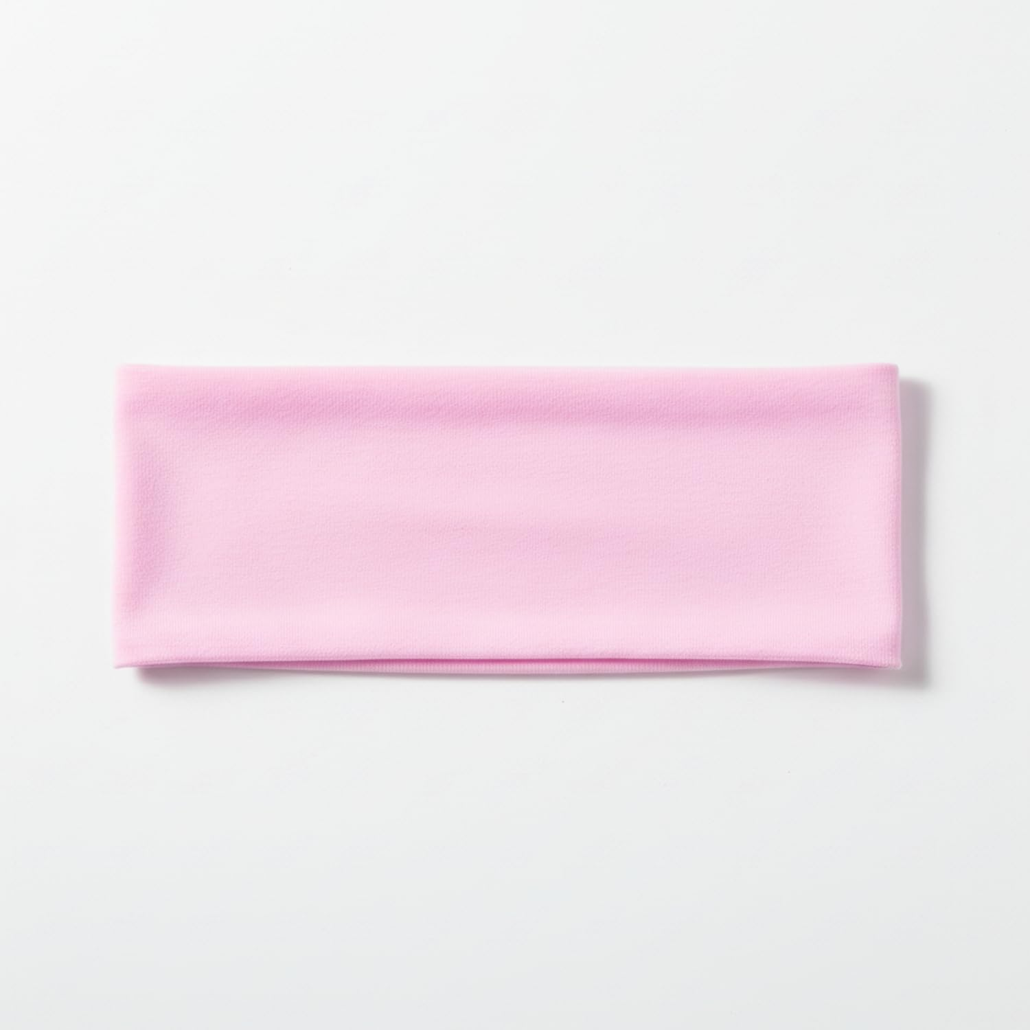 Wide Headbands for Women & Men 5Cm Sweatbands for Sports Yoga Running, Stretchy Soft Headband 5Cm Wide 20Cm Long Stretches to 35Cm for Gym Workout, 2 Pack Hair Bands in Pink & Green - Orevan - Light Pink image number 4