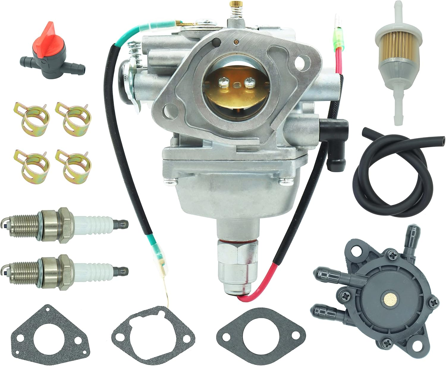 Carburetor for Kohler Courage 22 23 24 25 26 27 HP SV735 SV720 SV725 SV710 SV715 SV730 SV740 SV810 SV820 SV830 SV840 Lawn Mover with Fuel Pump Replace for Kh-32 853 12-S 32-853-08 32-853-06 32-853-04 image number 3
