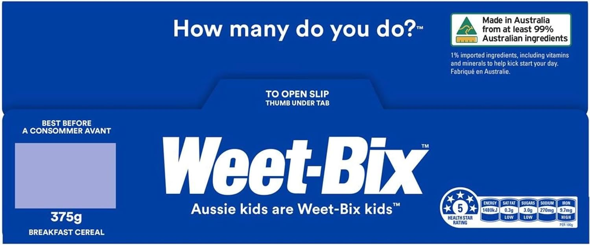 Sanitarium Weet-Bix Cereal, 375 G image number 5