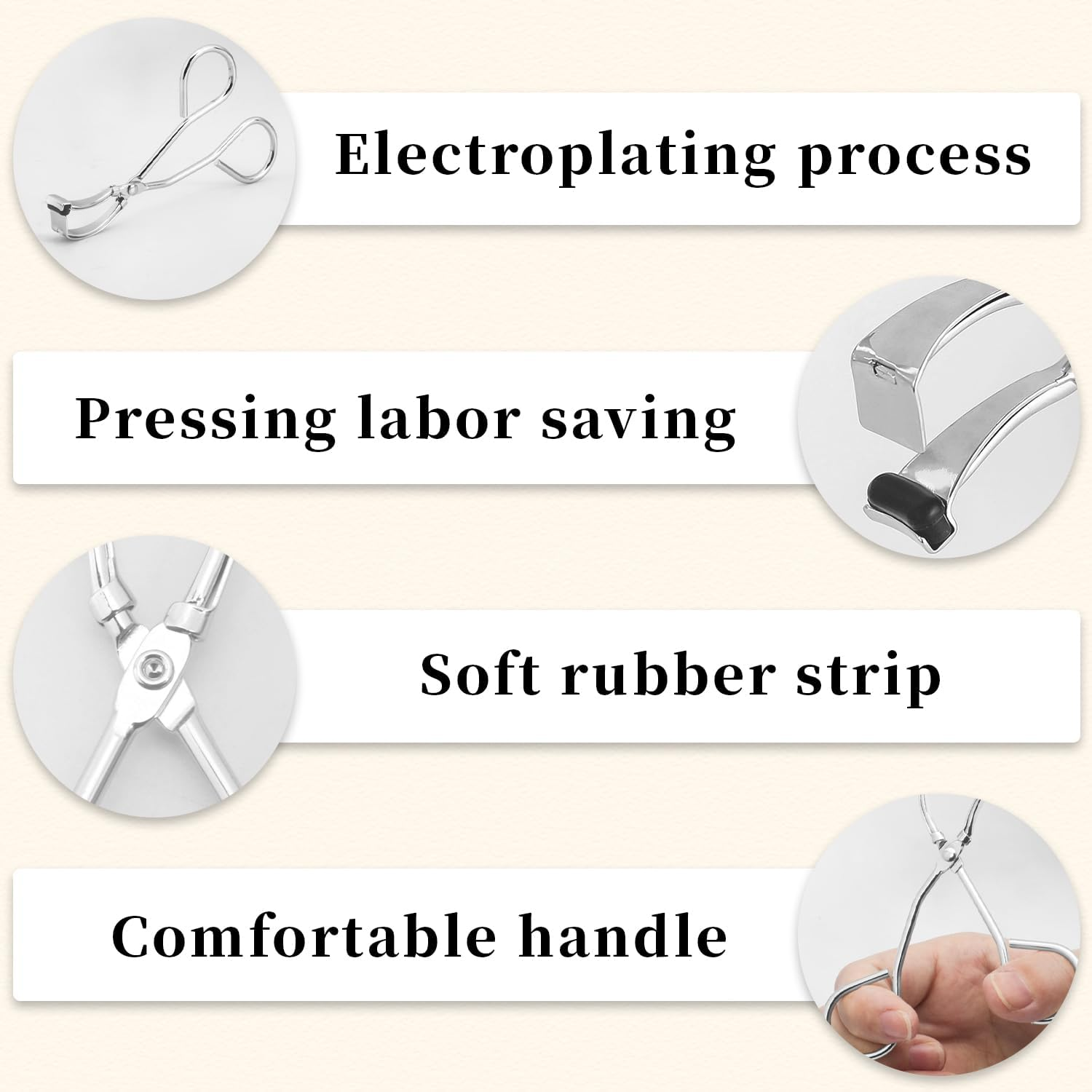 Eyelash Curler,Lash Curler for Short Lashes,Defines and Lifts,Comfort Grip image number 5