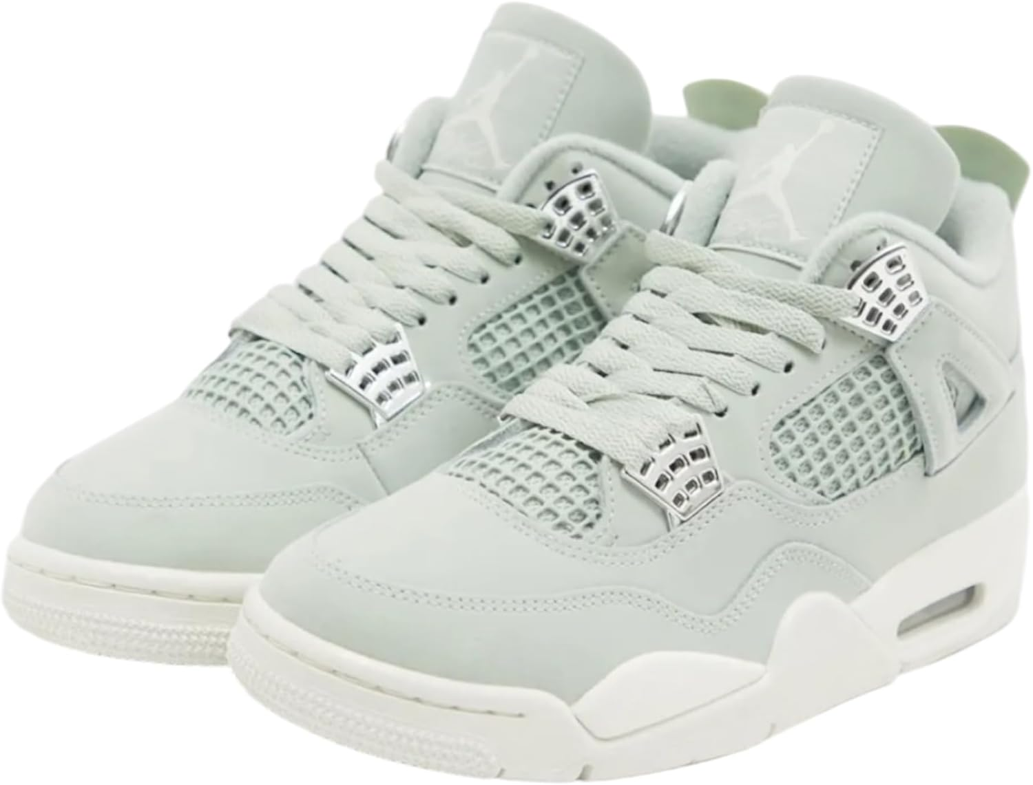 Seafoam/Sail/Metallic Silver Jordan Air Jordan 4 Retro Sneaker image number 6