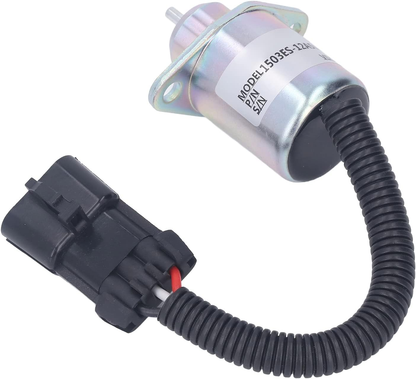 DC12V Fuel Booster Solenoid Valve for D1505 V1505 - Precision Machined Stainless Steel Solenoid Valve, Fits and Agricultural Machinery image number 6