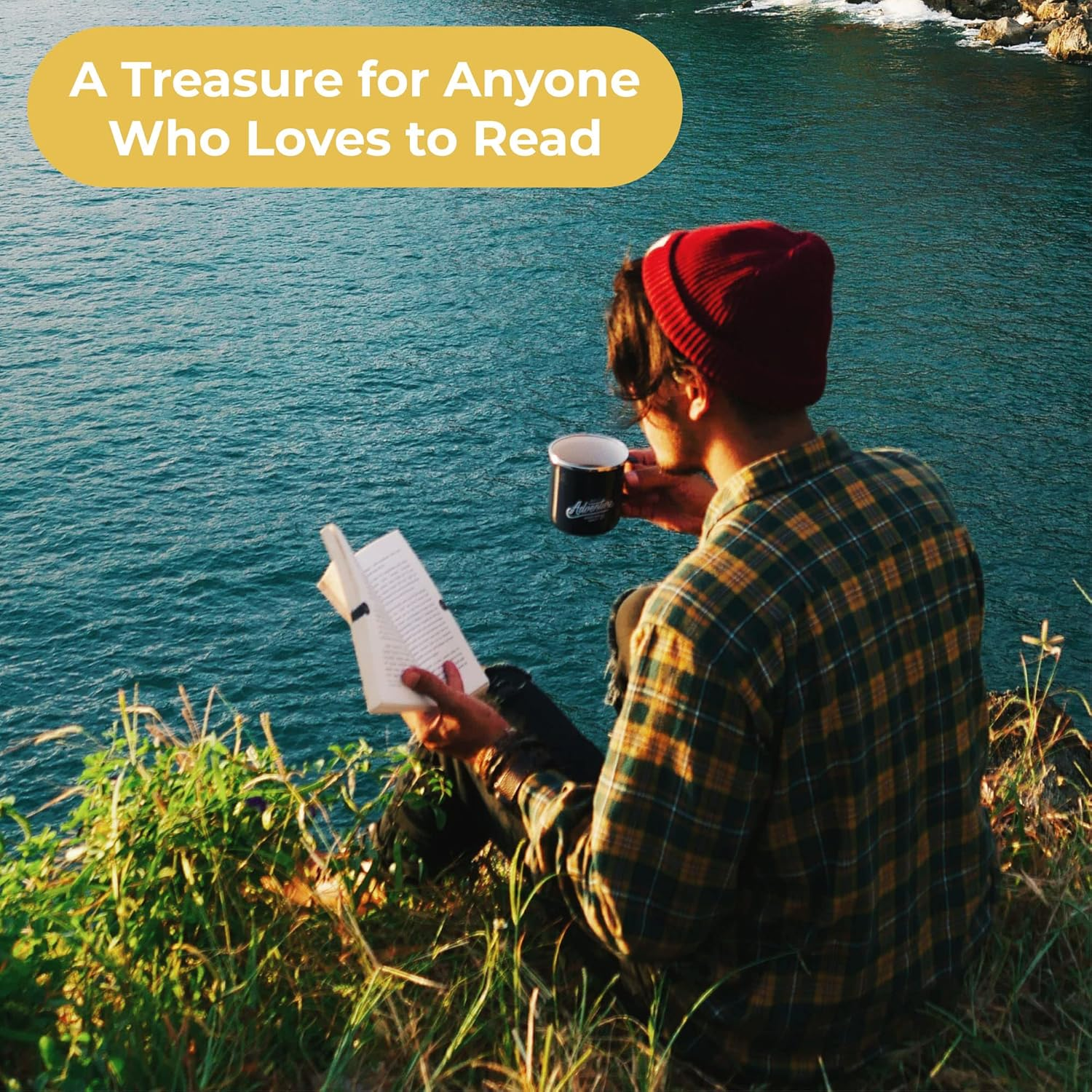 Leather Bookmark Handmade with Sugar Skull Design - 2 Genuine Leather Book Marks for Reading - Unique Bookmarks for Men Women Girls | Gothic Book Lover Gifts for Bookworms Relatives and Friends image number 4