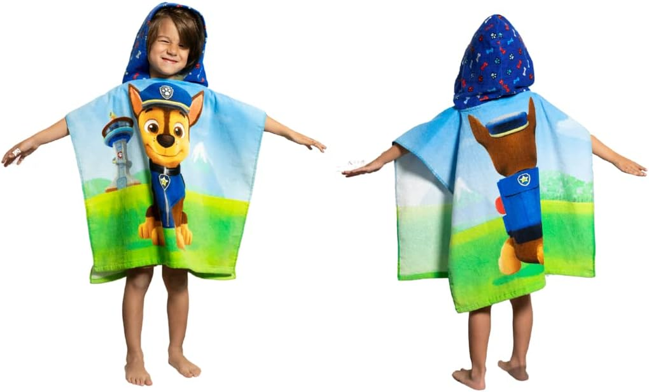 Franco Hello Kitty Kids Beach/Pool/Bath/Camping Hooded Towel Poncho 24" X 22", Absorbent Cotton Cover Up, (Official Licensed Sanrio Product)