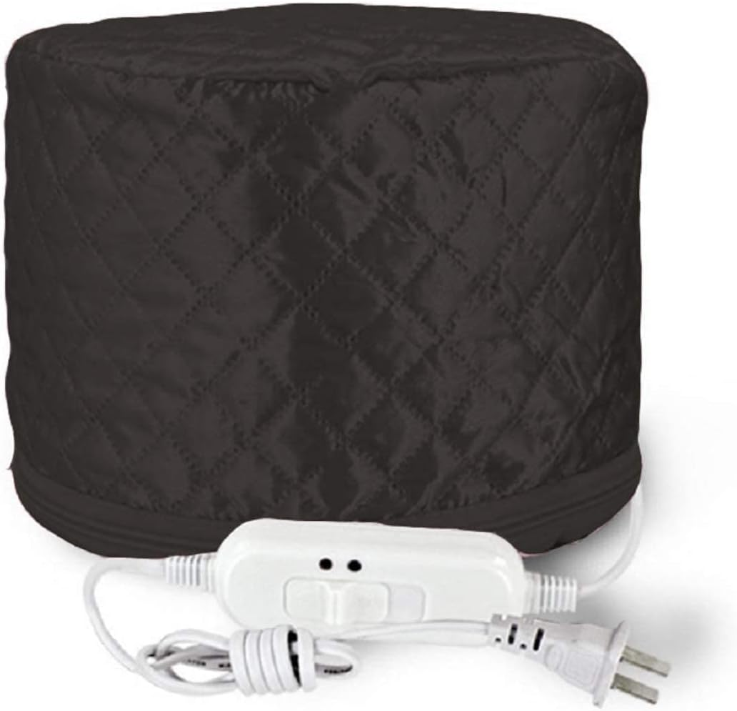 THEODORE Hair Care Thermal Head Spa Cap Treatment with Beauty Steamer Nourishing Heating Cap, Spa Cap for Hair, Spa Cap (BLACK)&hellip; image number 3