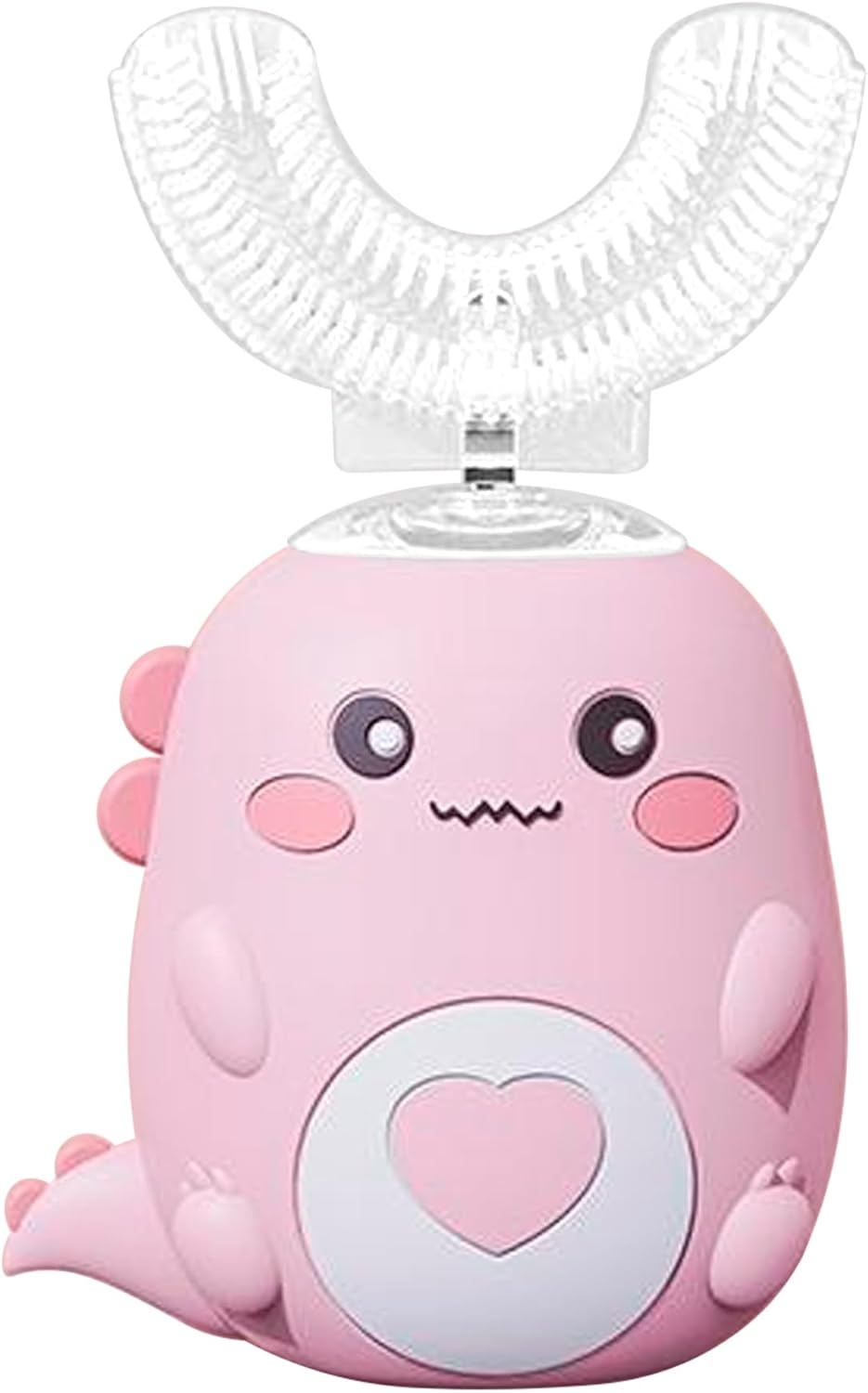 U-Shaped 360&ordm; Ultrasonic Toothbrush, Ultrasonic Kid'S U-Shaped Electric Silicone Brush Toothbrush, Ipx7 Waterproof, Whitening & Plaque Removal, for Age 2-6 (Green)