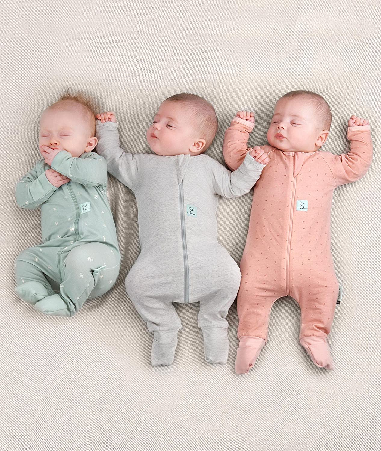 Ergopouch Organic Cotton Long Sleeve Layers, 0.2 TOG, for Babies 3-6 Months, Berries image number 2