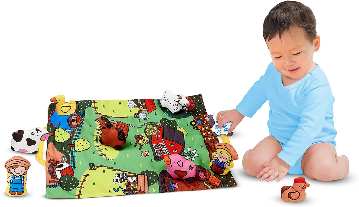 Melissa & Doug - Take-Along Farm Play Mat image number 6