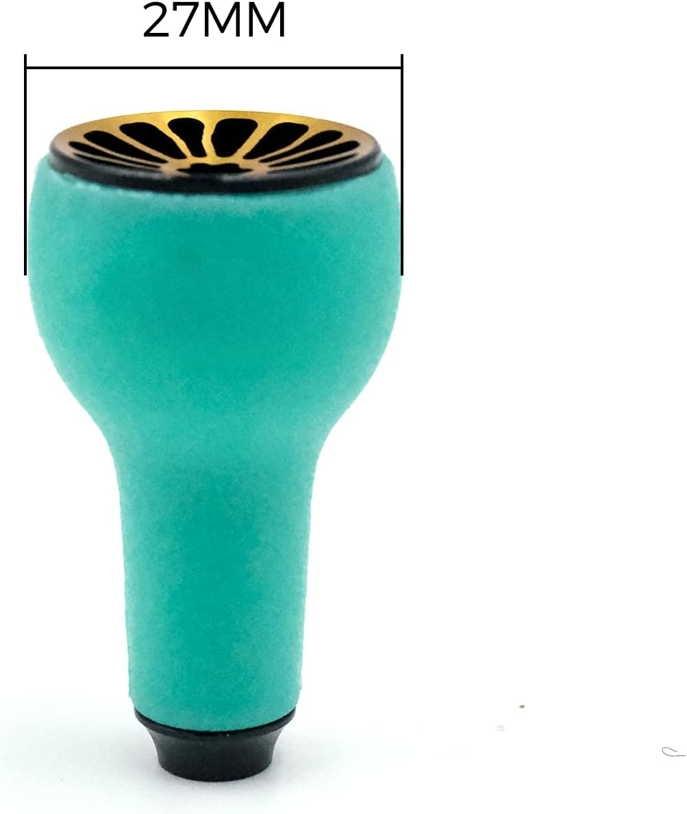 TPE Fishing Reel Handle Blue Power Knob - 27Mm (1.06 Inch) Compatible with Shimano Daiwa Spinning & Baitcasting Reels image number 6