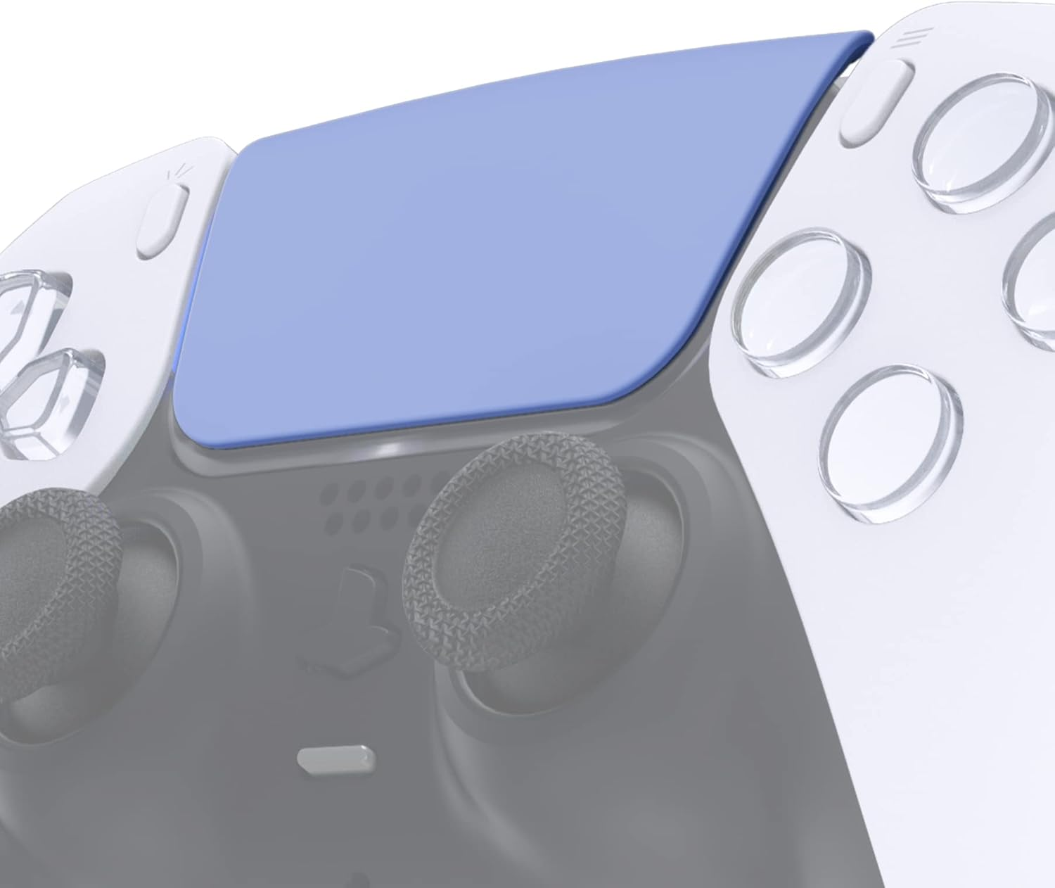 Extremerate Scarlet Red Soft Touch Replacement Touchpad Cover Compatible with Ps5 Controller BDM-010 020 030 040 050, Custom Part Touch Pad Compatible with Ps5 Controller - without Controller