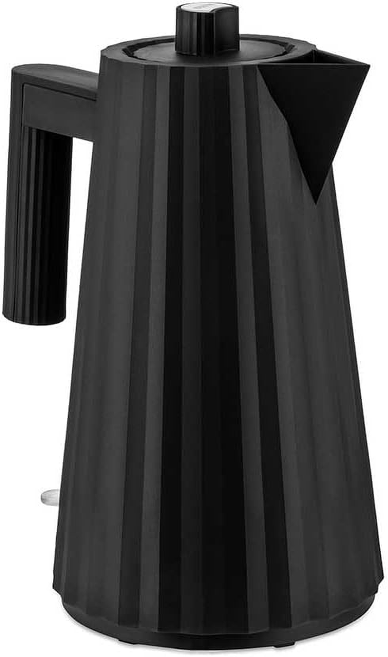 Alessi Plisse 2400W Electric Kettle, Black, 1.7 Litre Capacity image number 5