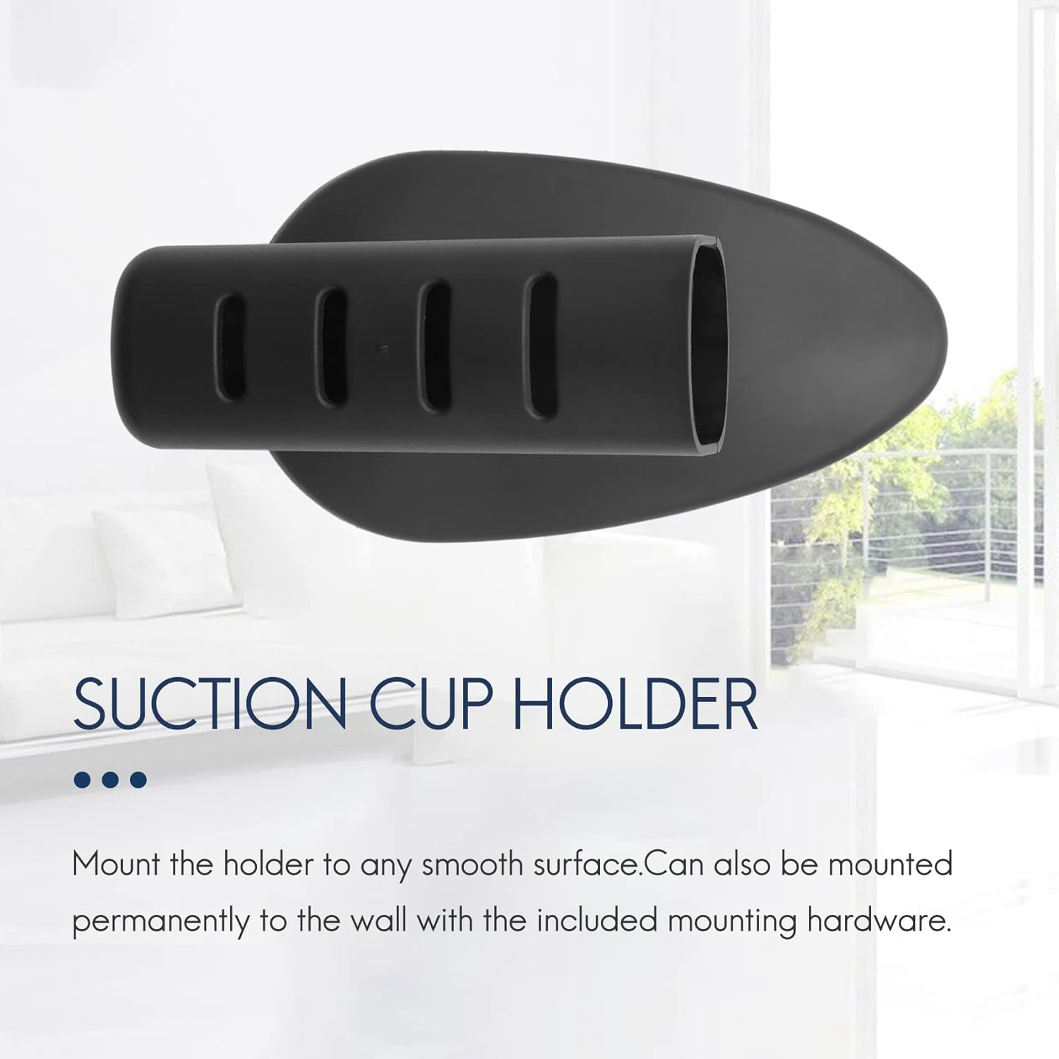 Barber Salon Hair Flat Straighteners Iron Suction Cup Wall Mount Stand Holder image number 1