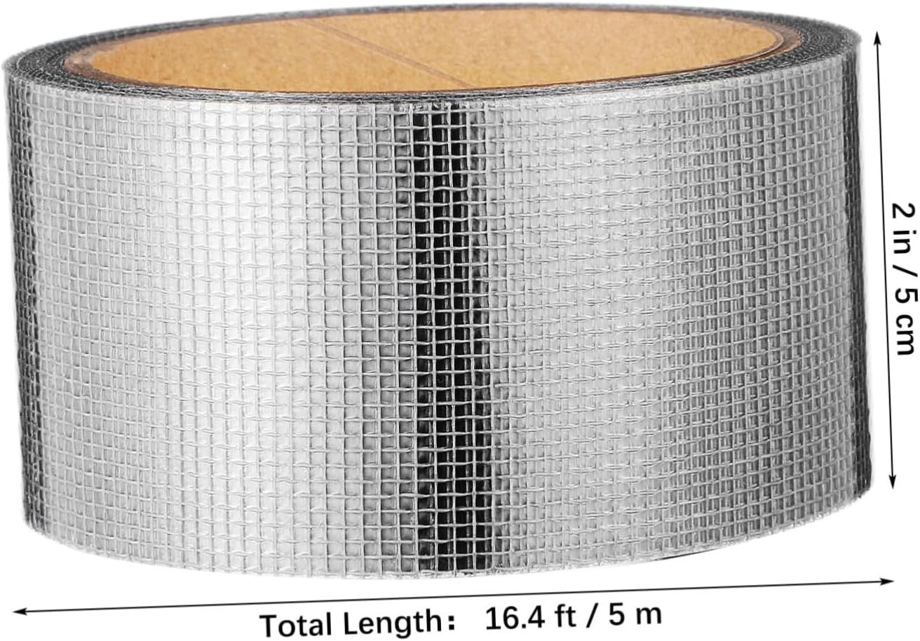 Window Screen Repair Tape Mesh Tape for Screen Mesh Repair Mosquito Insect Net Grey 5Cm X 5M Roll image number 6