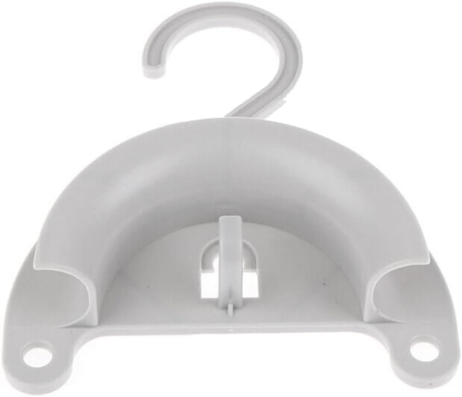 CPAP Hose Holder with Hook Hanger and Suction Cup White Plastic for Drying after Cleaning Sleep and Breathing Machine Parts image number 1