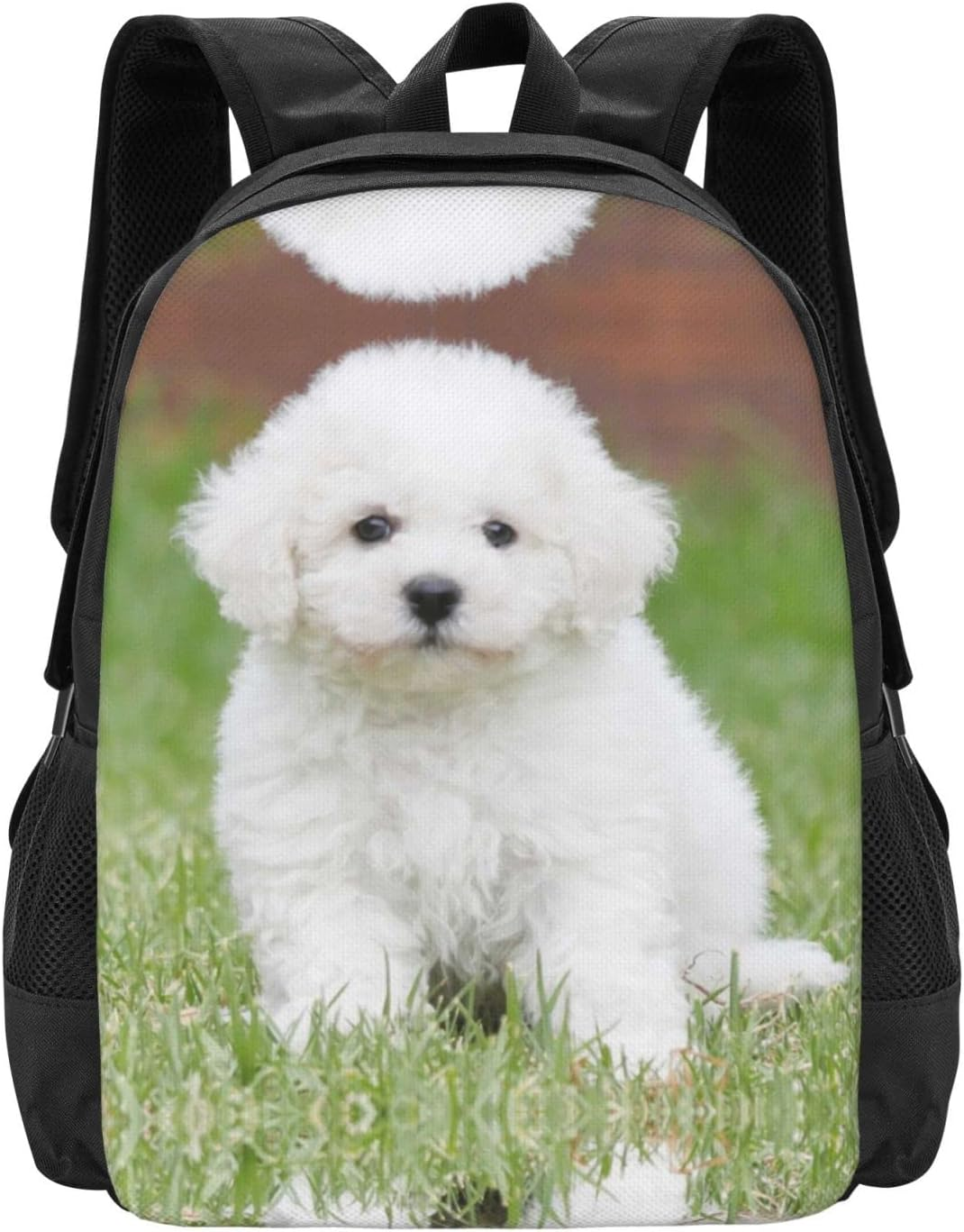 COMAAM Cute Panda and Sloth Simple and Large Capacity Backpack Laptop Bag Can Accommodate 15 Inch Laptops